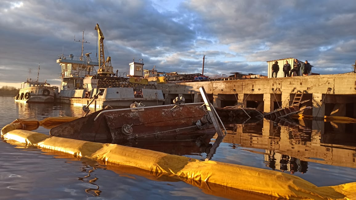Буксир затонул на Волге в Городецком районе