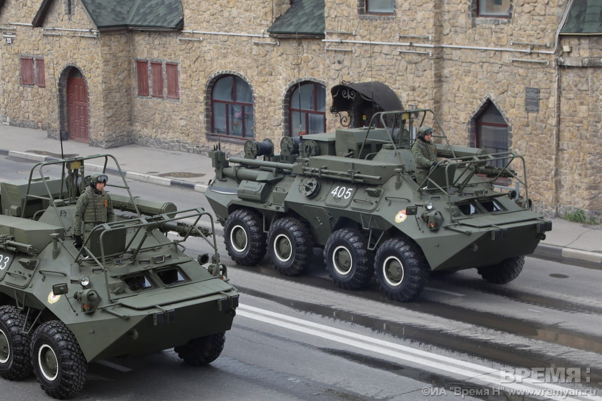 Парад Победы прошел в Нижнем Новгороде