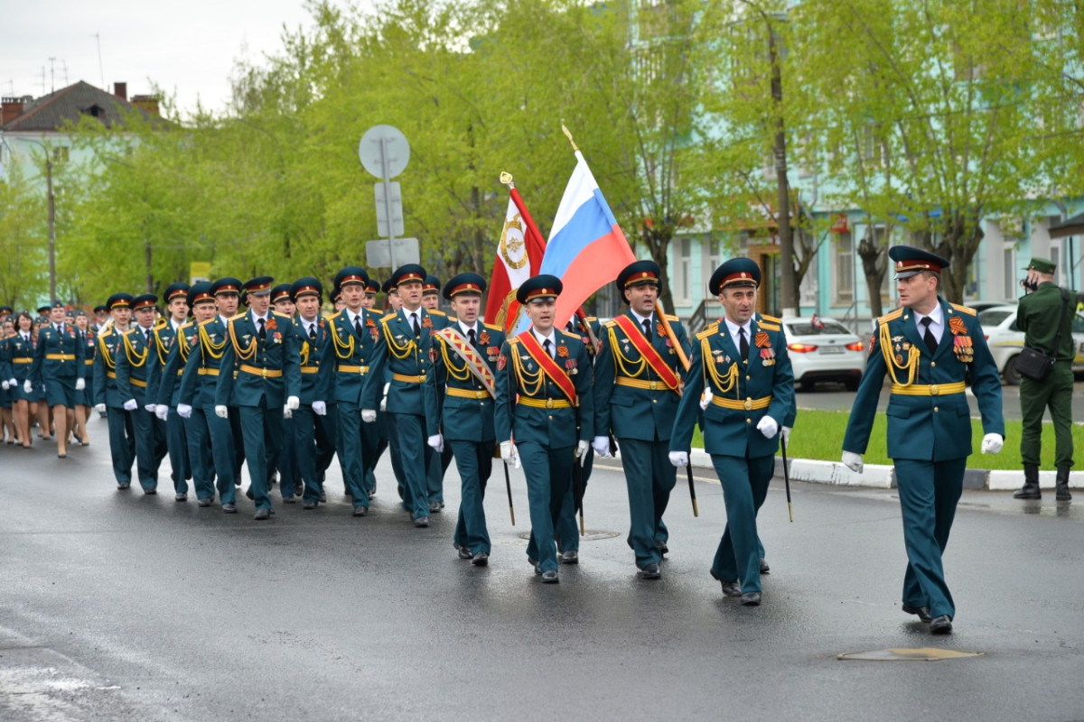 Парад Победы прошел в Дзержинске