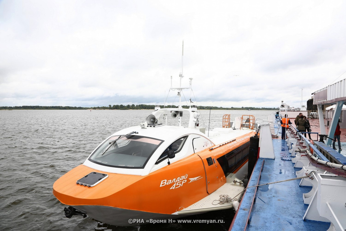 Навигацию «Валдаев» в Нижнем Новгороде отложили из-за высокого уровня воды