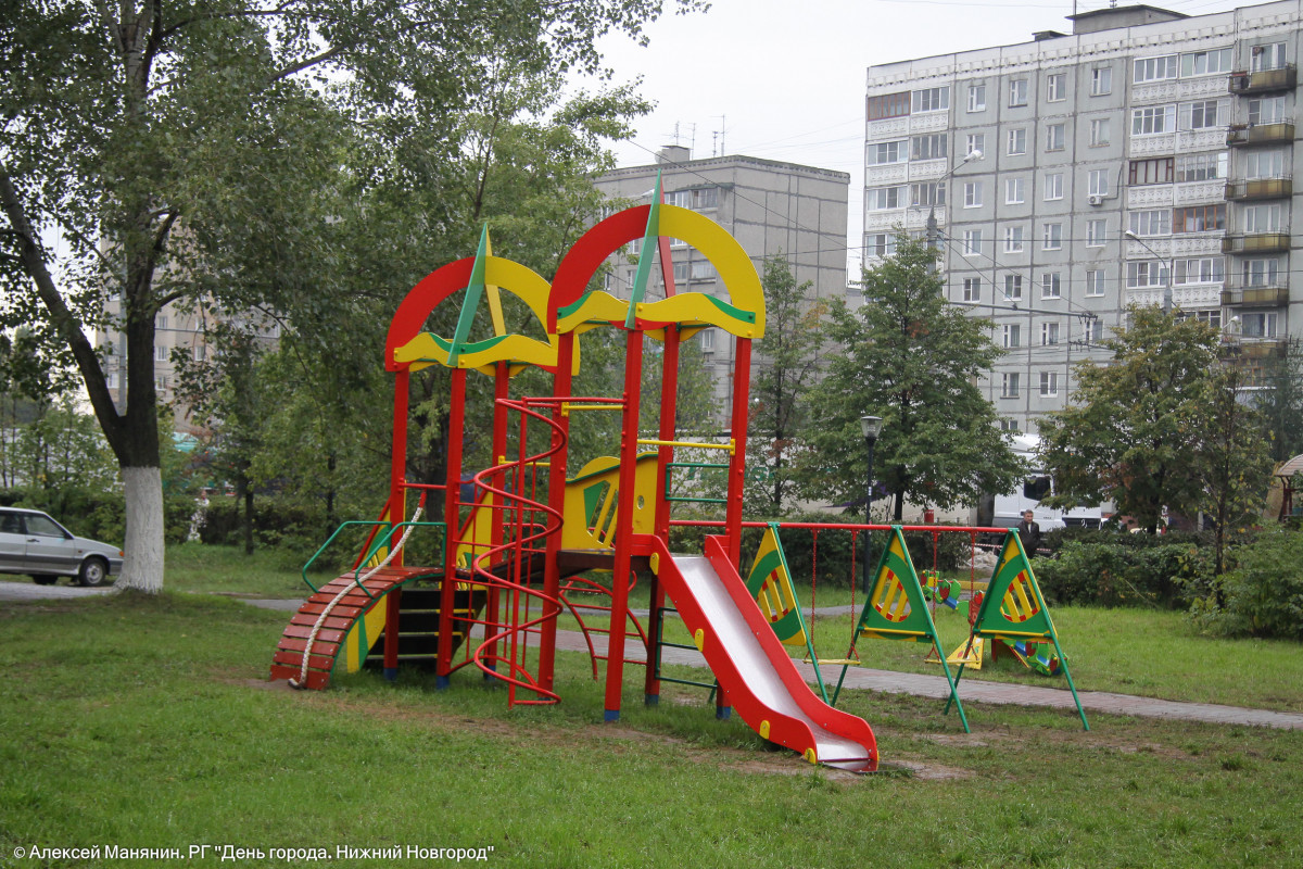 76 детских площадок появятся в Нижнем Новгороде