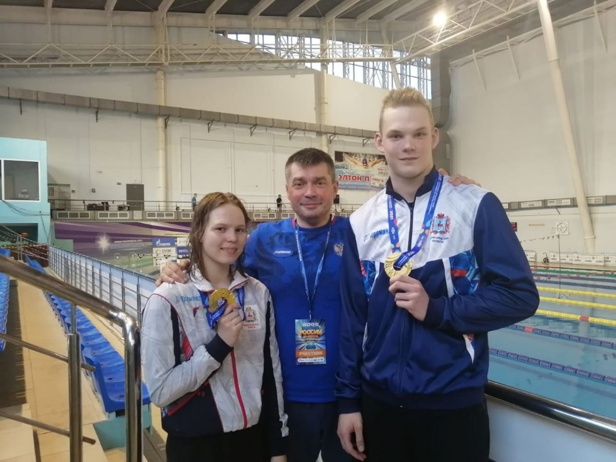Нижегородские пловцы завоевали три золотые медали на первенстве России