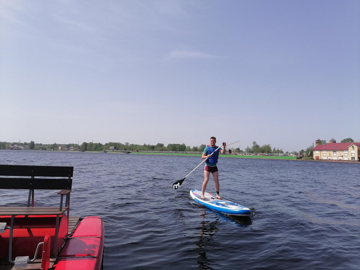 Новые спортивные направления осваивают в Выксе на созданной водной станции