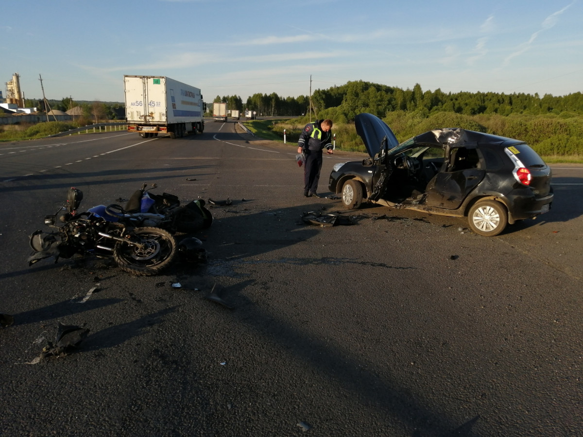 Появились подробности смертельного ДТП с мотоциклистом в Лыскове