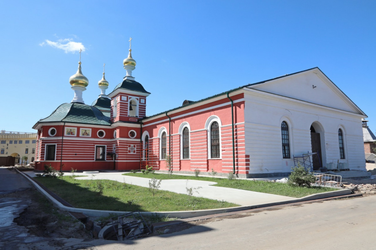 Работы по реконструкции здания манежа в Нижегородском кремле завершены на 97%