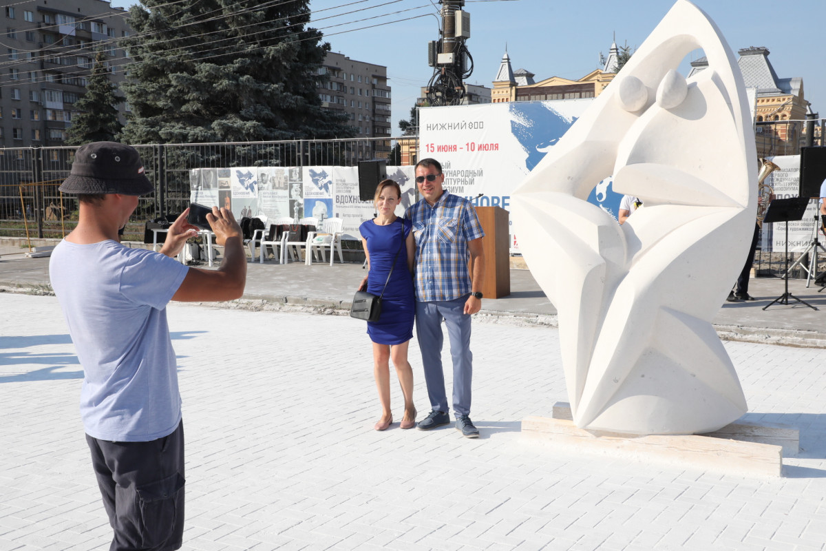 В Нижнем Новгороде завершился Первый международный скульптурный симпозиум «Вдохновение»