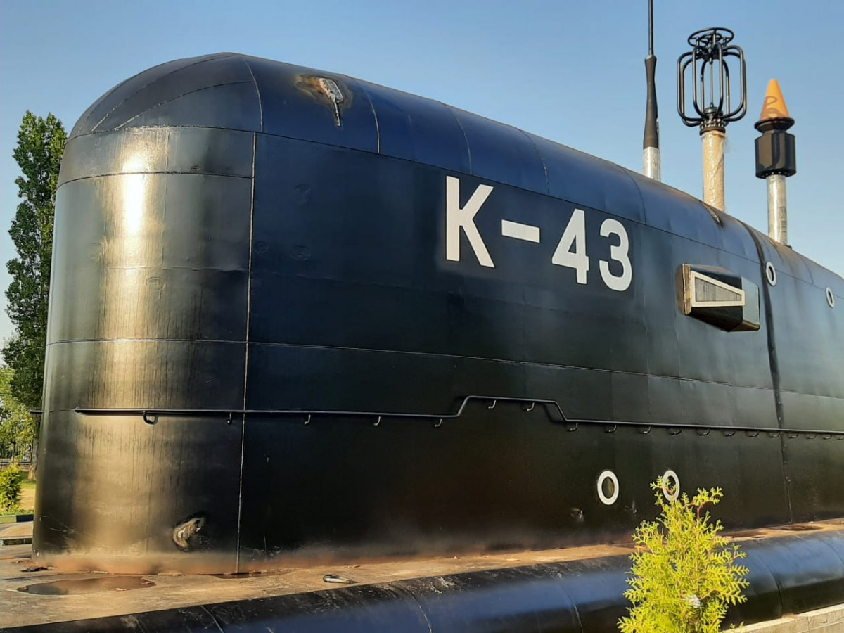 Рубку знаменитой атомной подлодки «Скат» установили в нижегородском парке Победы