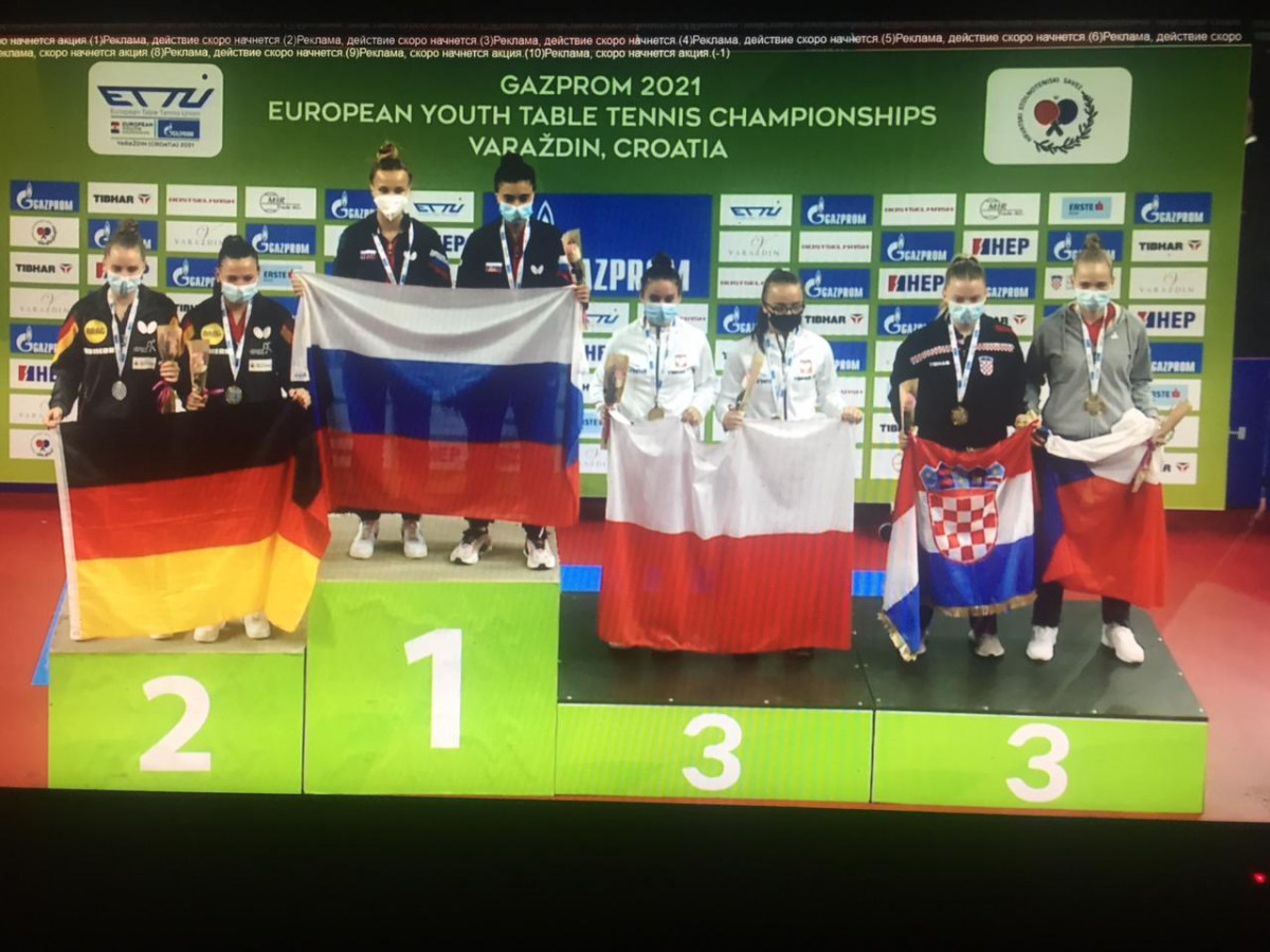 Три нижегородских спортсменки завоевали медали в первенстве Европы по настольному теннису