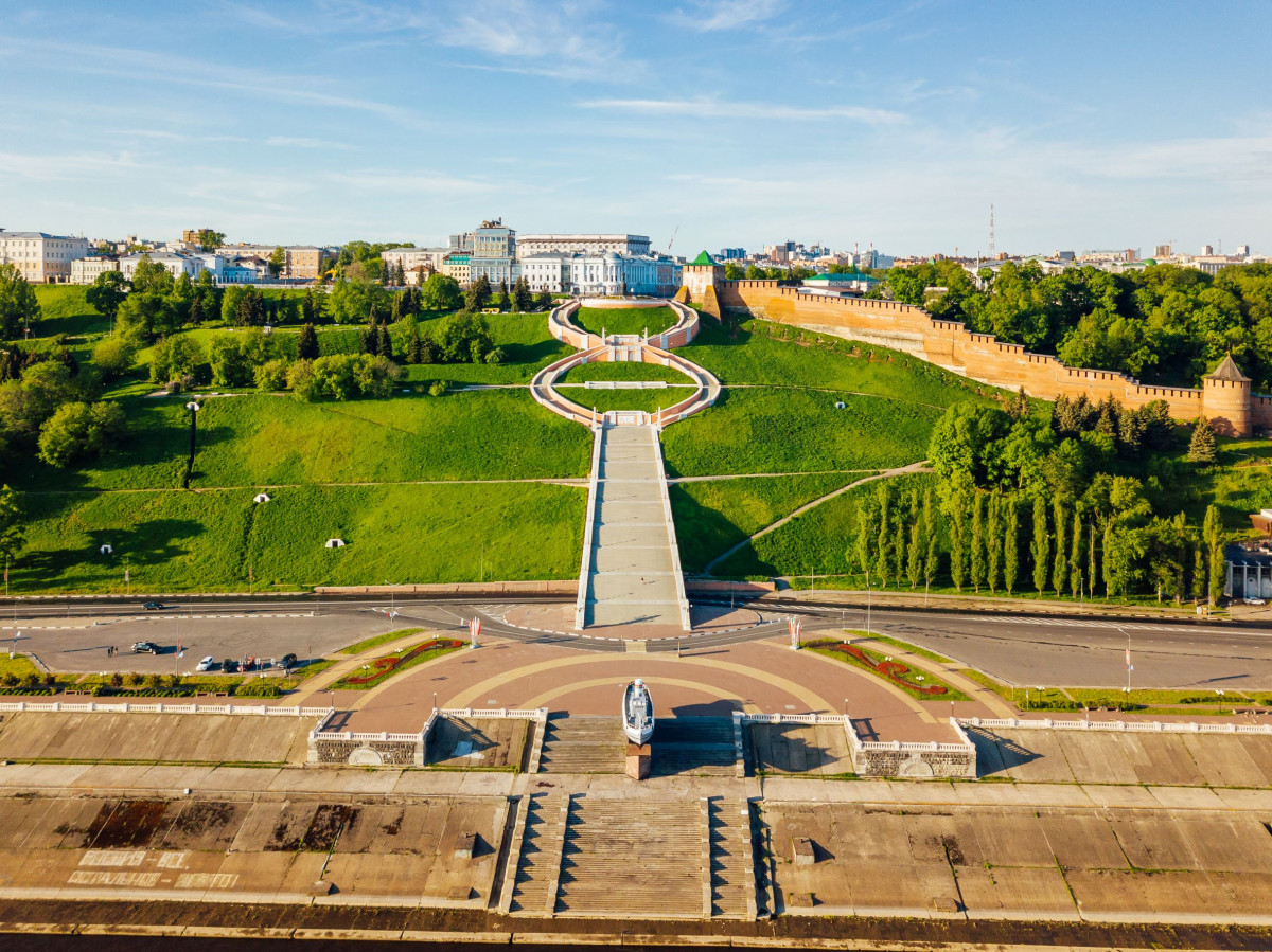 Чкаловскую лестницу торжественно откроют 1 августа в Нижнем Новгороде