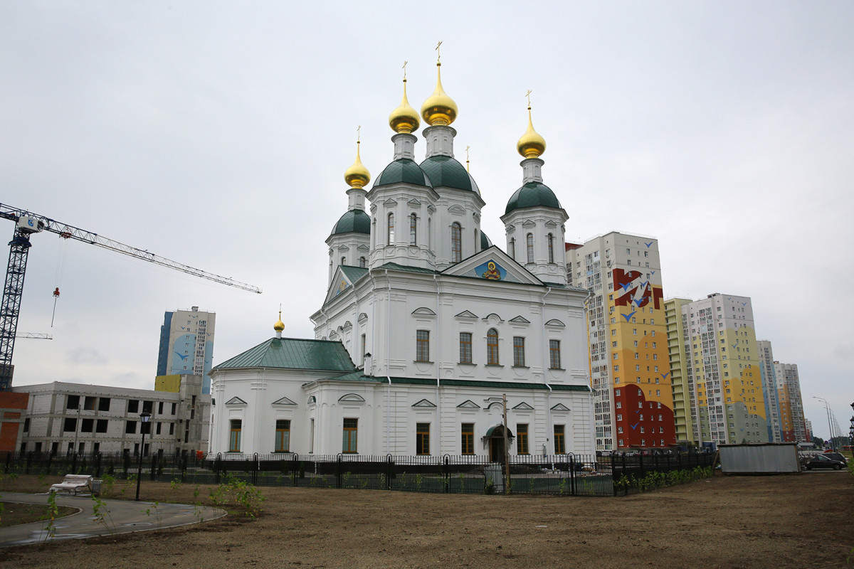 Храм князя Георгия Всеволодовича готовится к освящению в Автозаводском районе