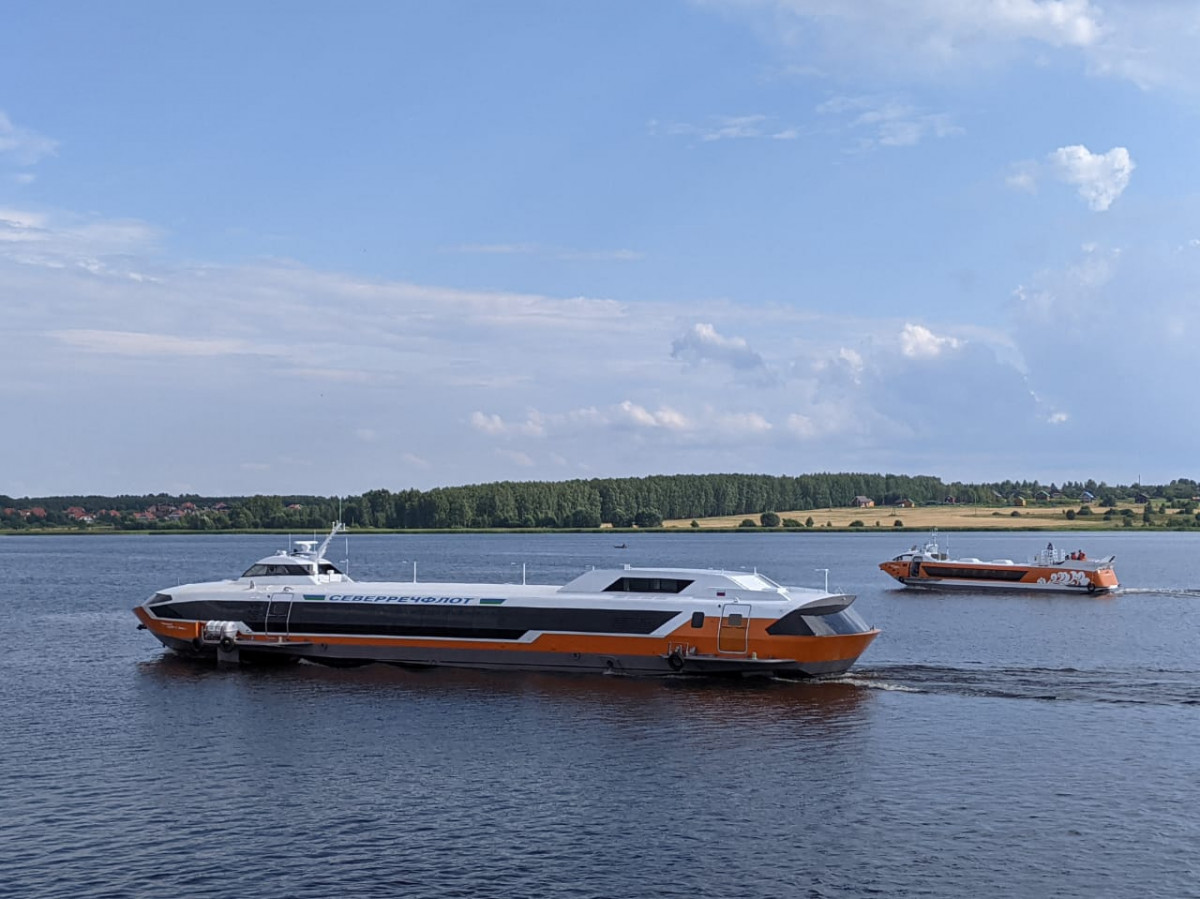 Головное судно «Метеор 120Р» спущено на воду в Нижегородской области