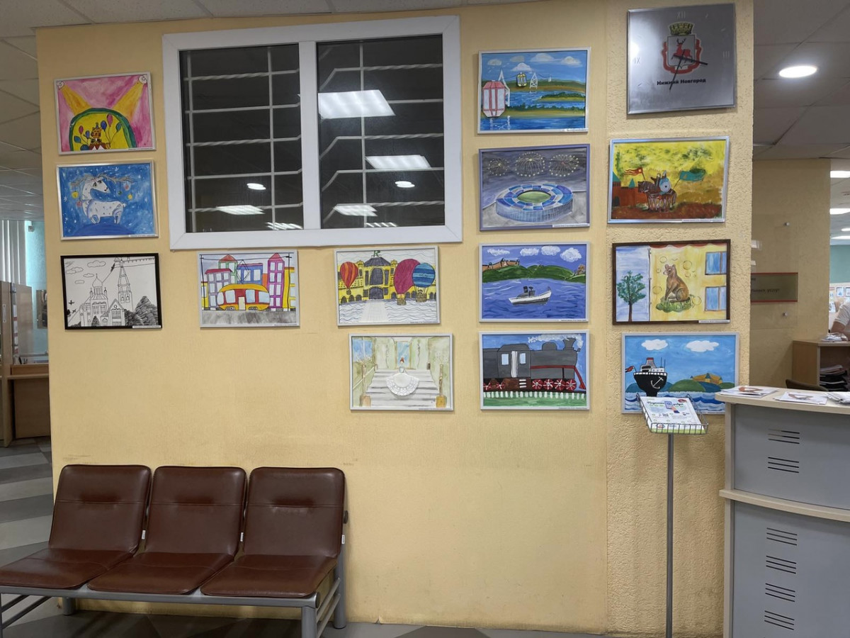 Выставка рисунков онкобольных детей открылась в Нижнем Новгороде