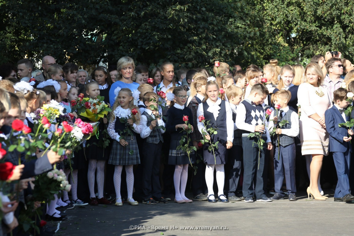 Более 36 тысяч первоклассников придут в школы Нижегородской области 1 сентября