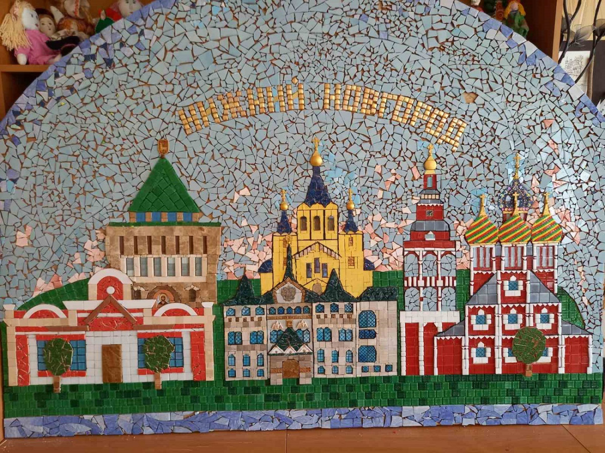 Уникальное мозаичное панно создано к 800-летию Нижнего Новгорода