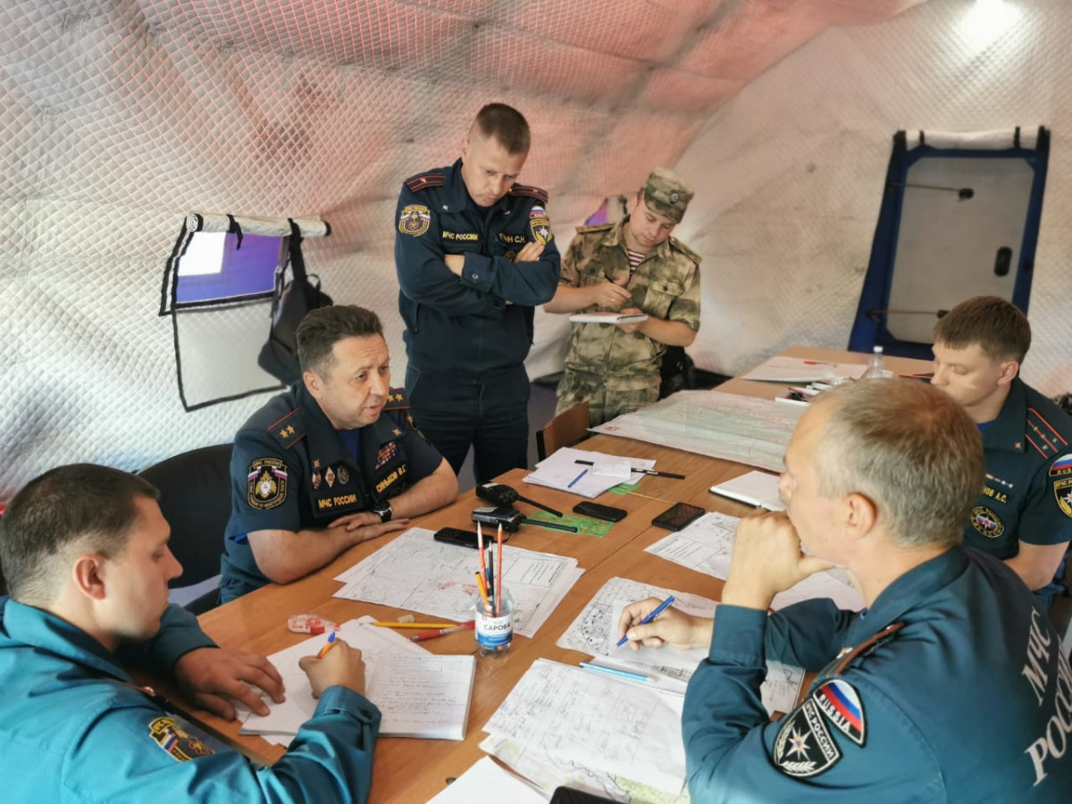 Валерий Синьков прибыл в Первомайск из-за пожара в Мордовском заповеднике