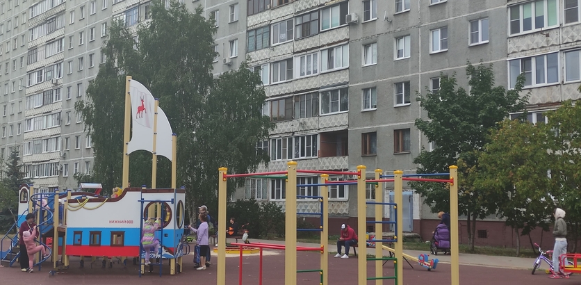 14 детских площадок обновили в Сормове в 2021 году