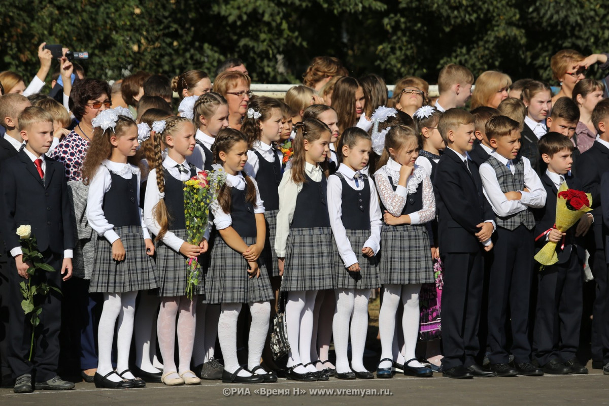 Школьные линейки в Нижнем Новгороде пройдут при хорошей погоде