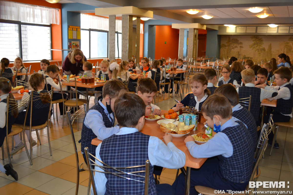 Все учащиеся начальной школы в Нижегородской области будут обеспечены бесплатным горячим питанием