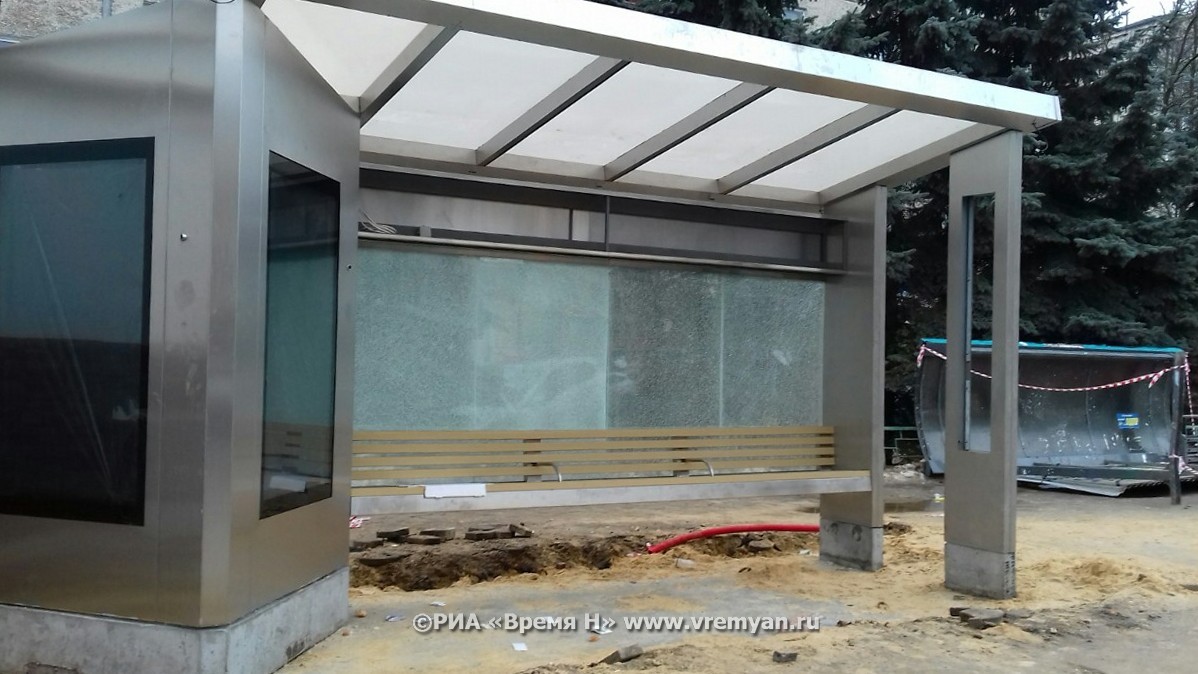 Все «умные остановки» установлены в Нижнем Новгороде