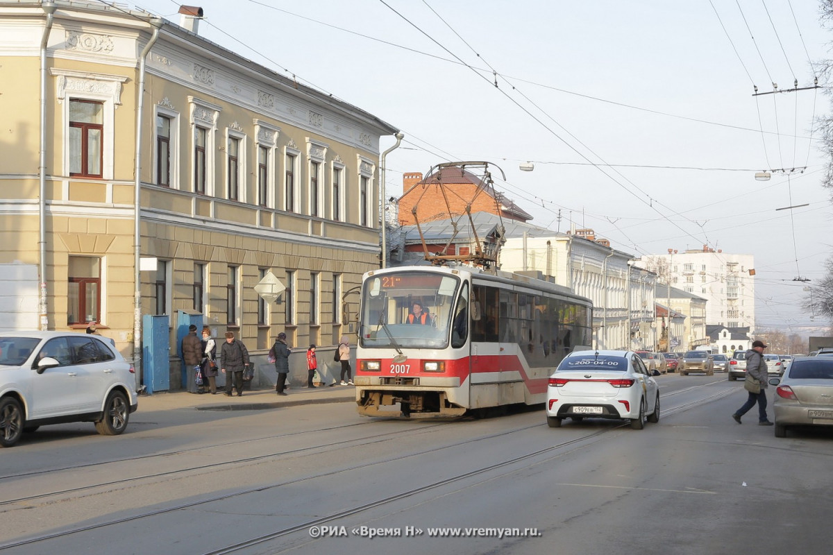 Маршруты нижегородских трамваев №5 и №18 изменятся 10−13 сентября