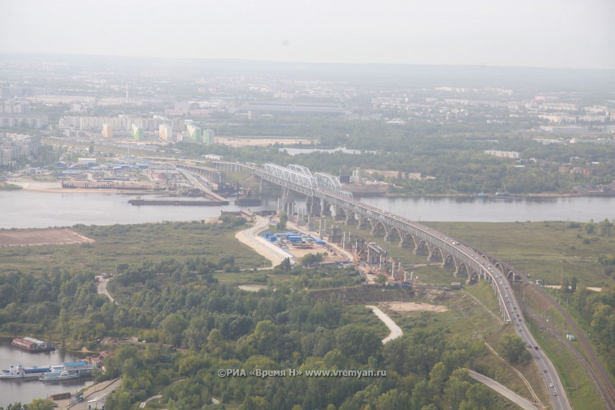 Огромные пробки образовались на Борском мосту 21 сентября