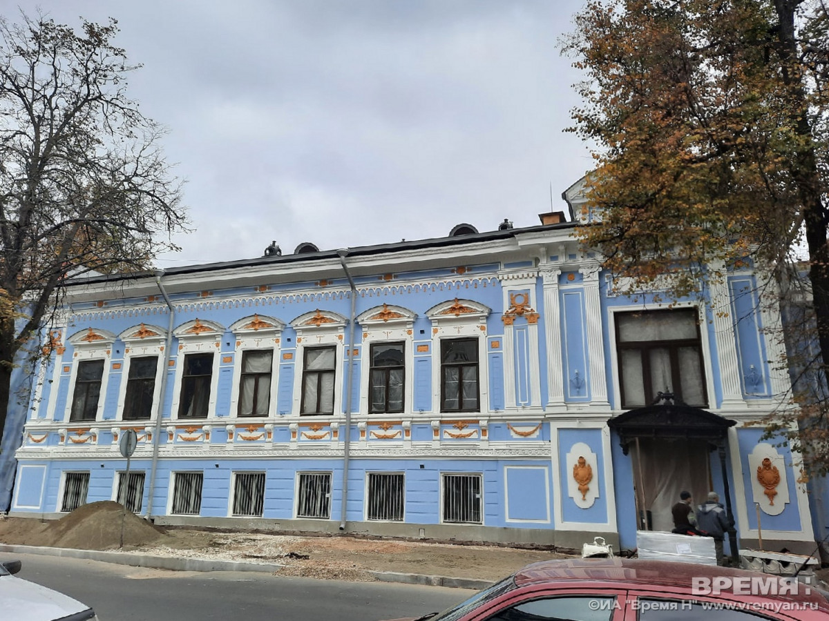 Фасад нижегородского Литературного музея приведут в порядок до конца года