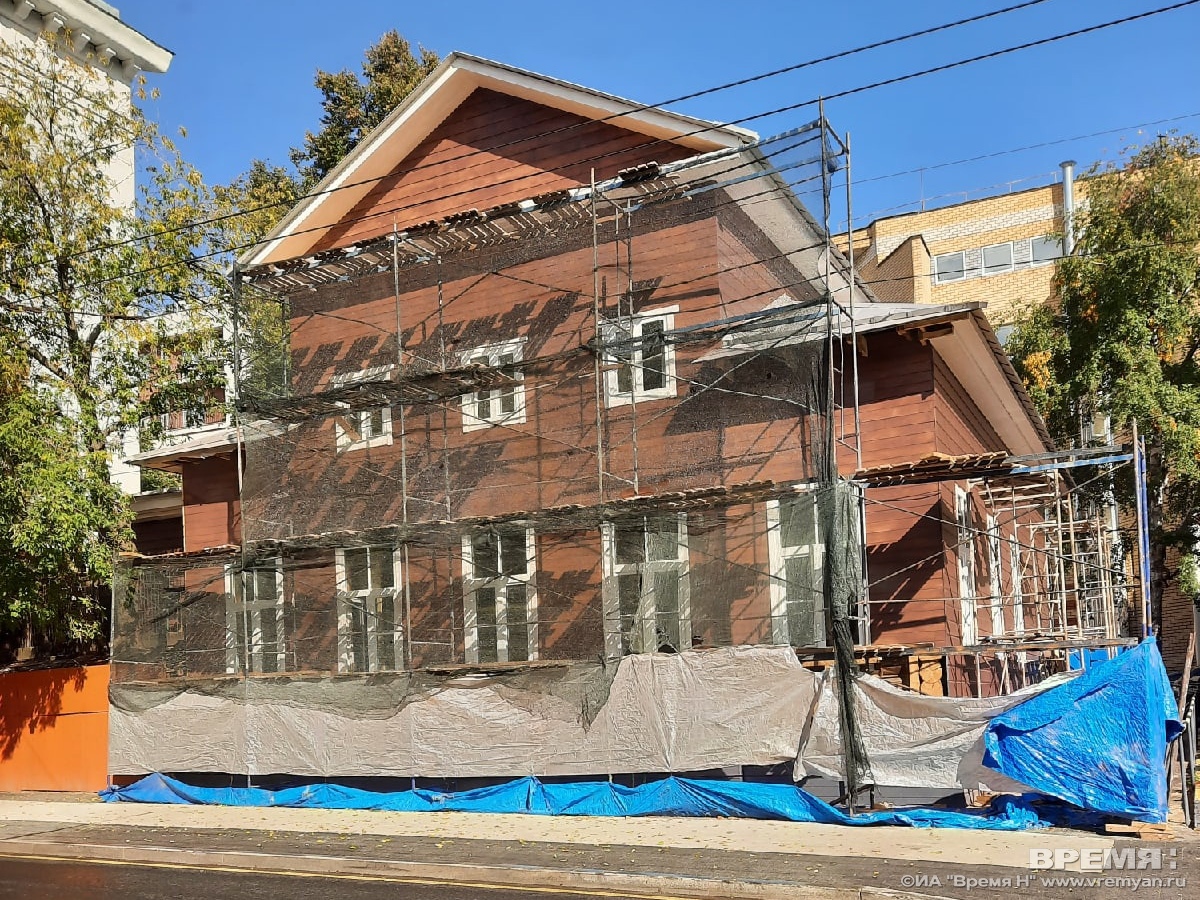 Реставрация нижегородского «Дома с болью» на улице Варварской завершится в конце ноября