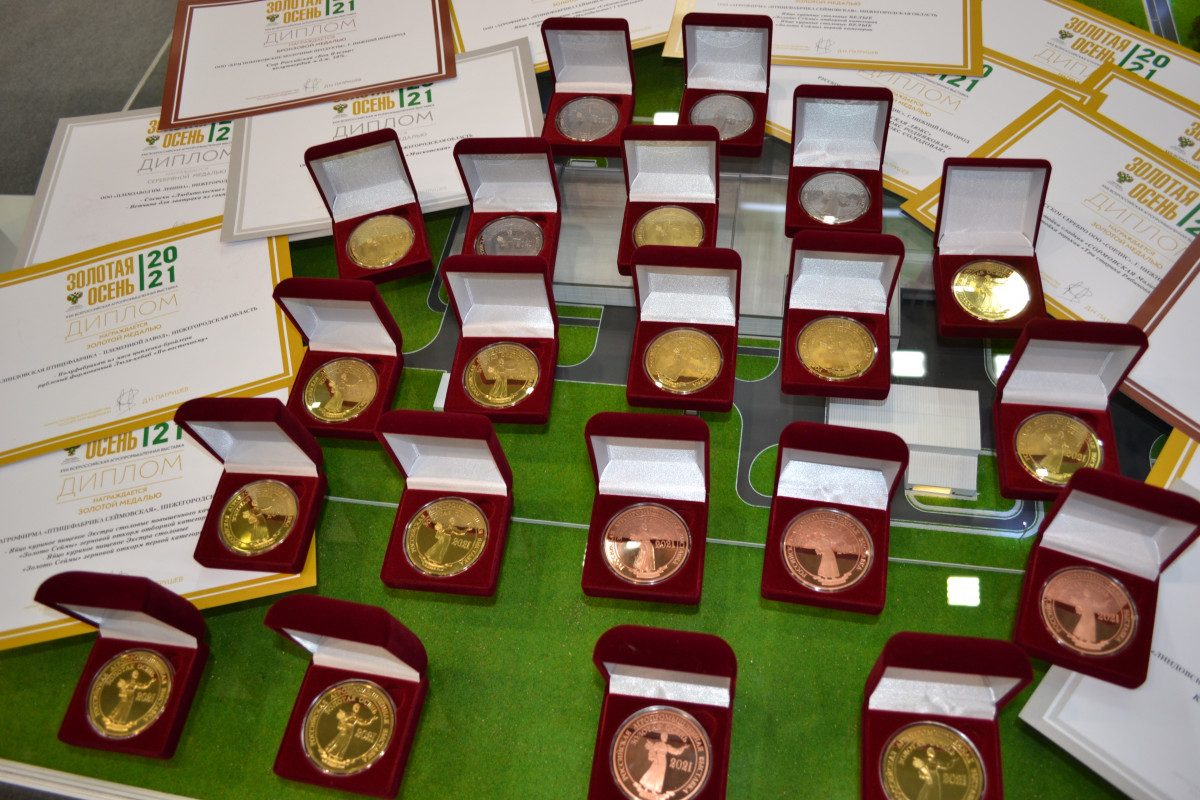 Никитин: нижегородские предприятия завоевали рекордное количество медалей на выставке «Золотая осень»