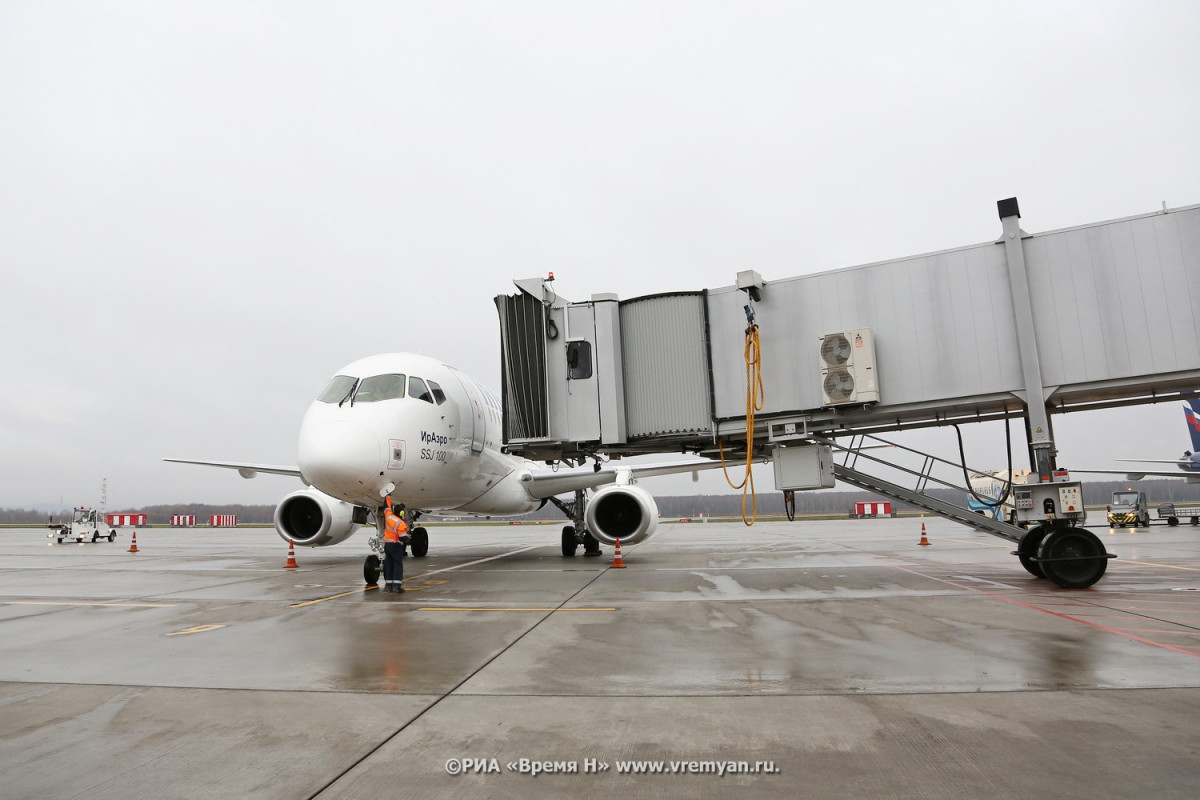 Нижегородский аэропорт принял 18 московских рейсов из-за непогоды