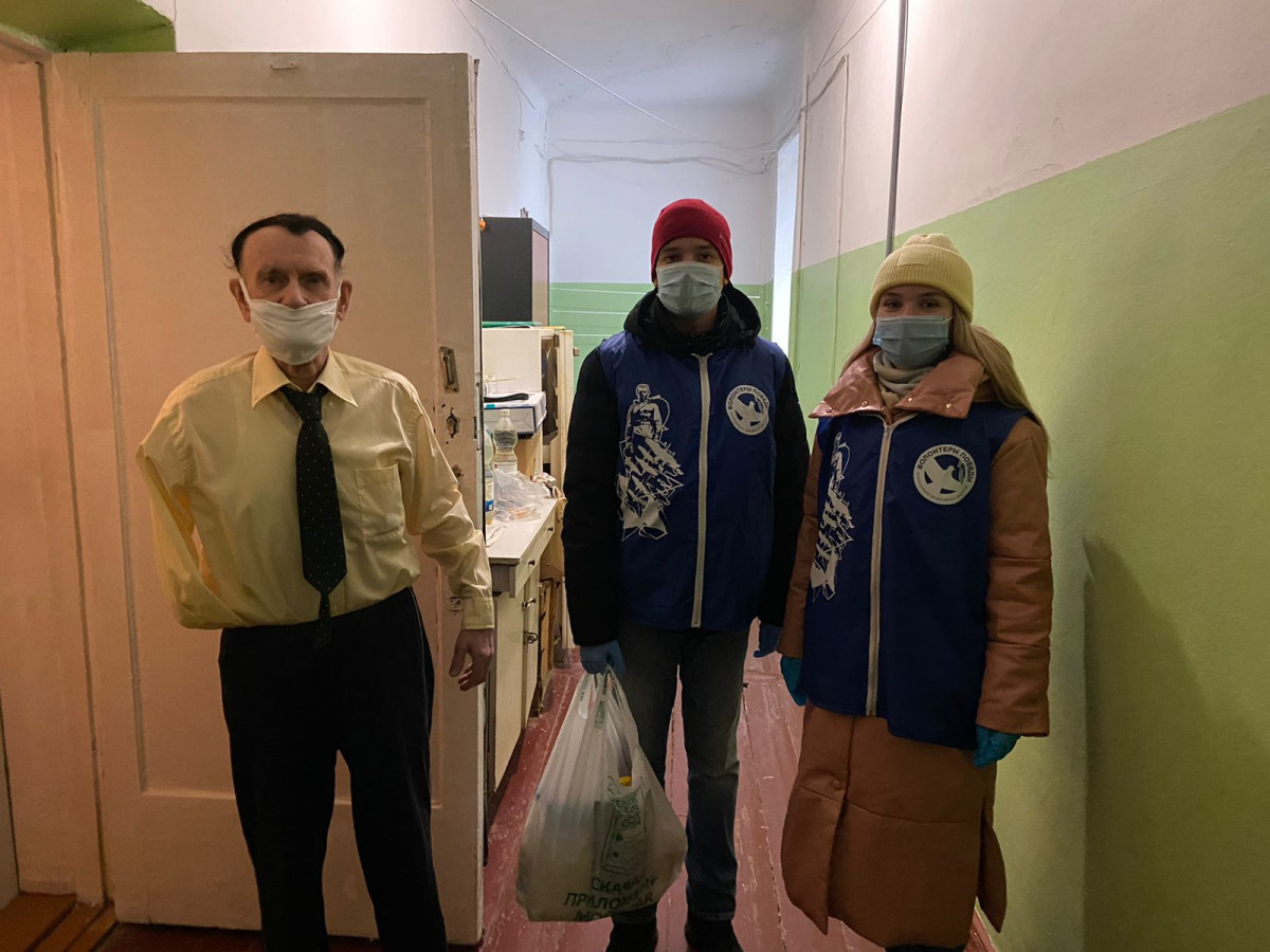 Волонтеры Победы с 25 октября доставили более 170 продуктовых наборов ветеранам Великой Отечественной войны