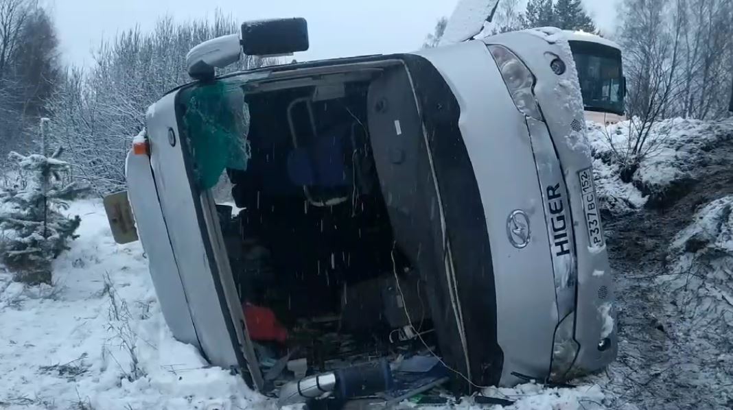 Трём пострадавшим в ДТП с автобусом под Балахной потребовалась госпитализация