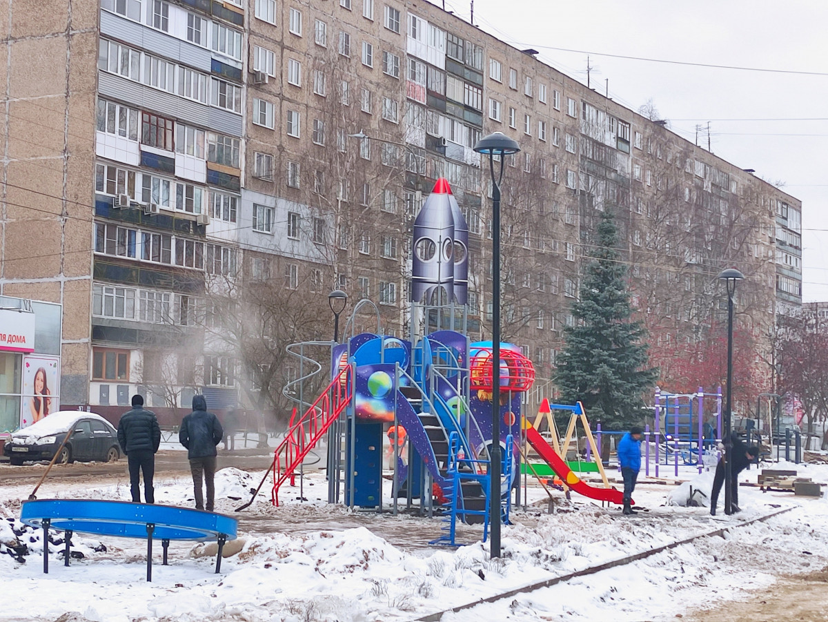Благоустройство сквера на проспекте 70 лет Октября в Нижнем Новгороде завершится 10 декабря