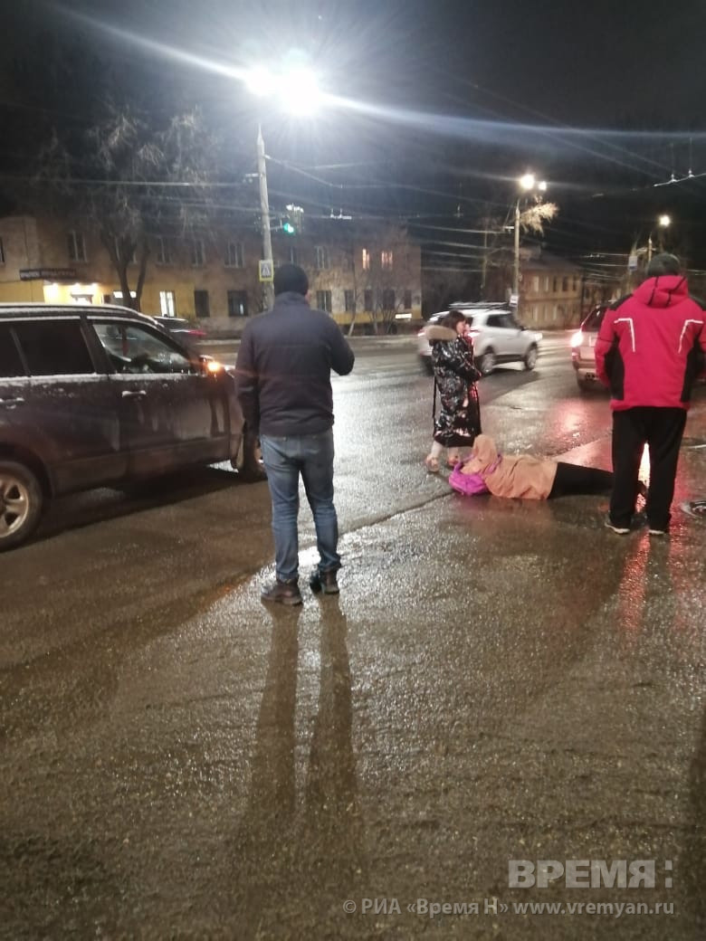Иномарка сбила пожилую женщину на улице Бекетова