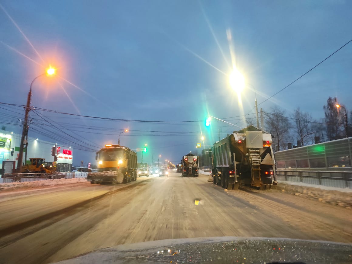 В ночь на 10 декабря возрастет интенсивность противогололедной обработки дорог в Нижегородской области