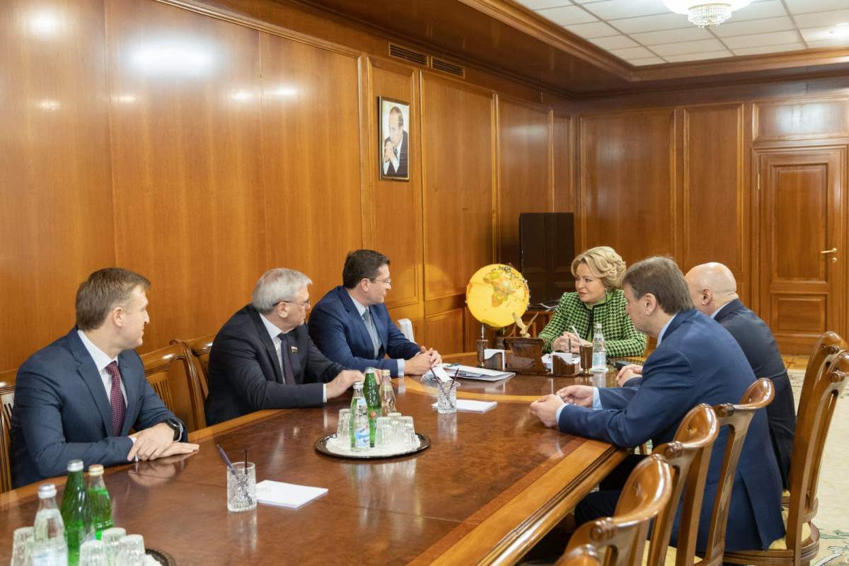 Валентина Матвиенко оценила проекты развития Нижегородской области