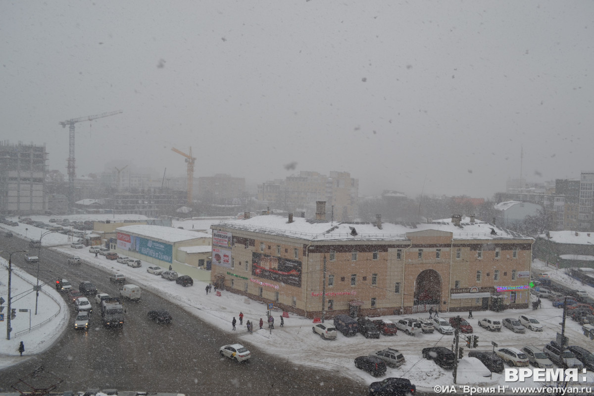 Сильный снег и ветер ожидаются в Нижегородской области 25 декабря