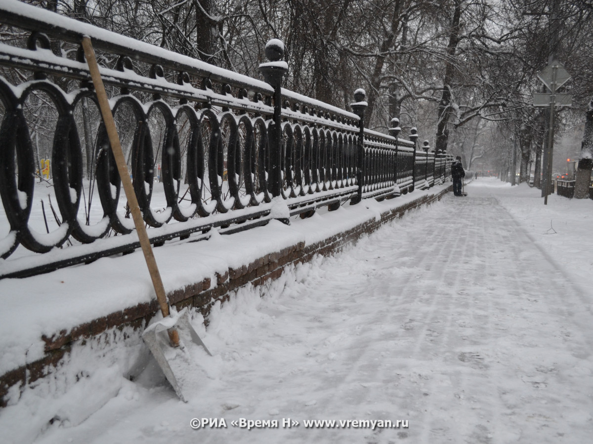 Почти 21 тысячу кубометров снега вывезено за сутки с улиц Нижнего Новгорода