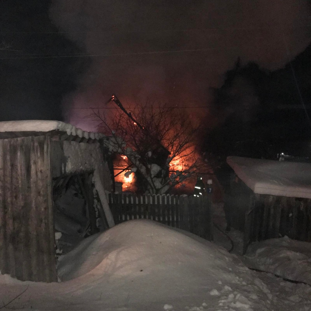 Два мужчины погибли на пожаре в Балахне 7 января