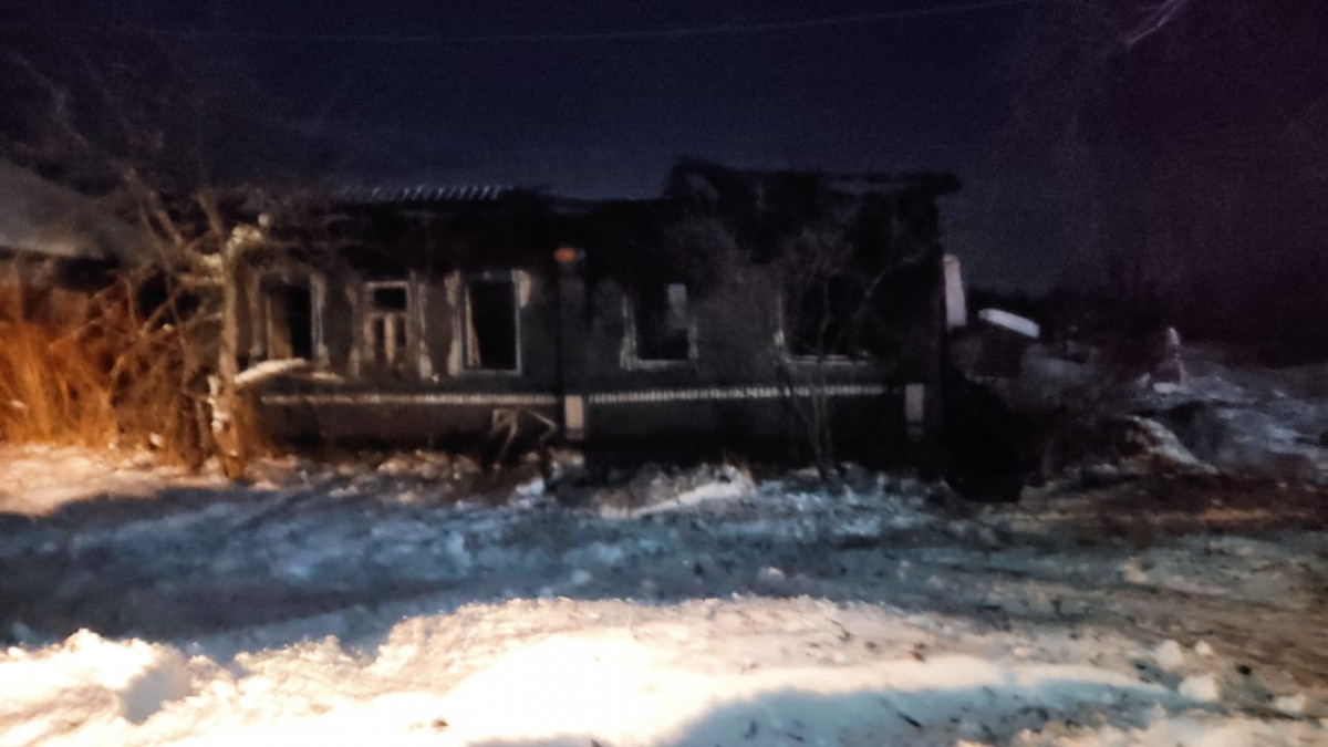 Один мужчина погиб на пожаре в Вознесенском районе 17 января