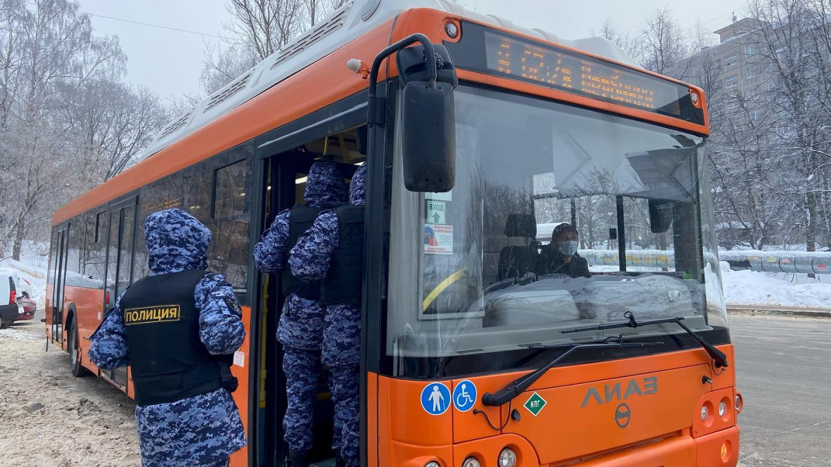 Росгвардия будет обеспечивать безопасность в нижегородских муниципальных автобусах