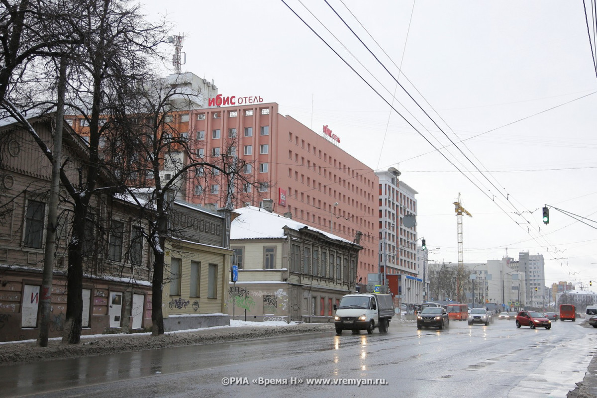 Движение транспорта ограничат на улице Горького из-за строительства метро