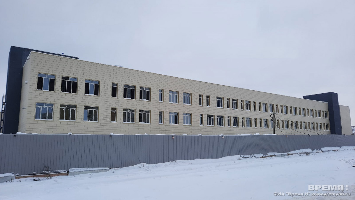 Все корпуса «Школы 800» планируют открыть в сентябре в Нижнем Новгороде
