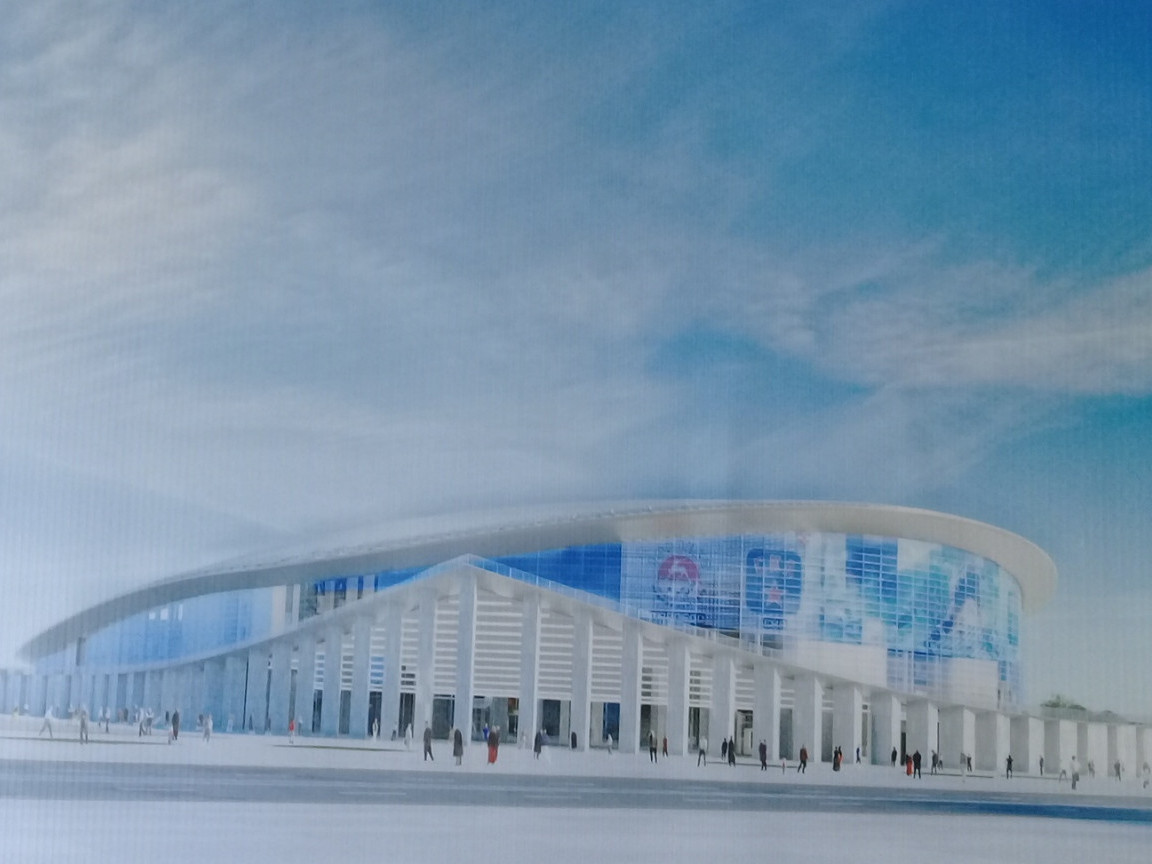 Компания «Ледовый дворец» хочет построить арену на Стрелке