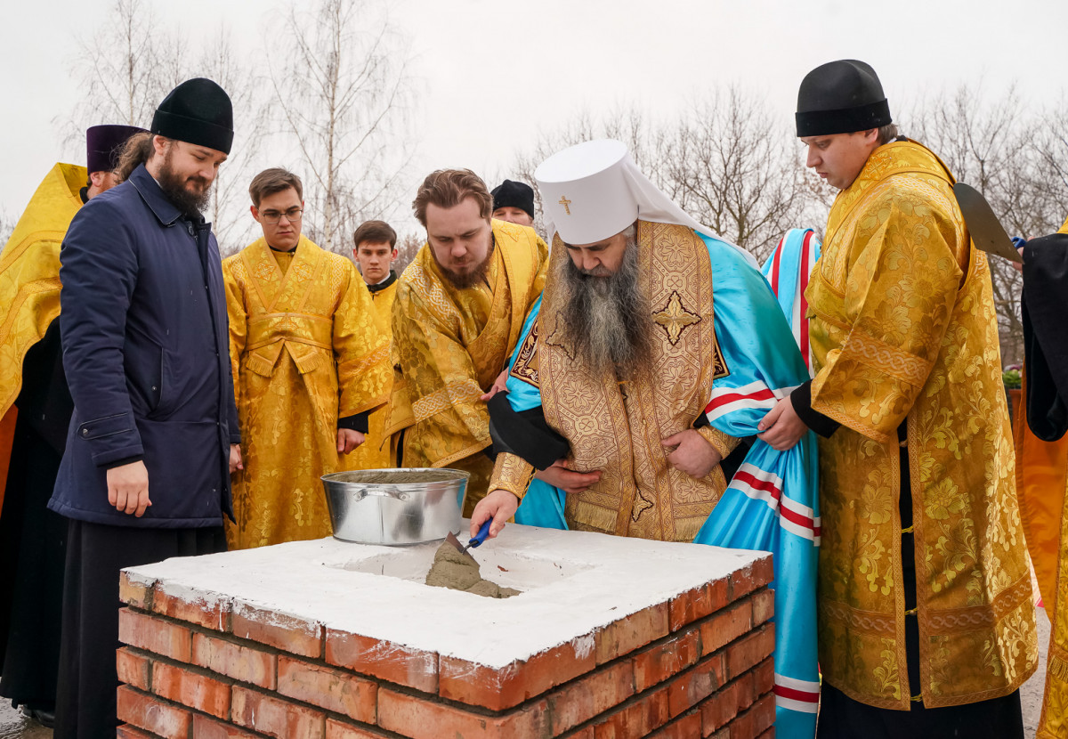 Храм на 600 человек заложили в Московском районе