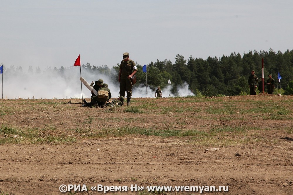 Учебные стрельбы проходят на полигонах Нижегородской области