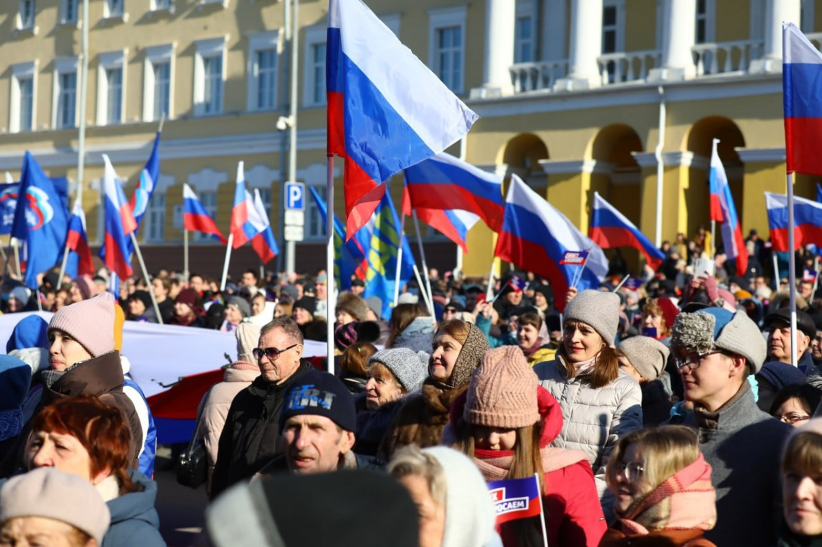 Концерт в честь 8-й годовщины со дня воссоединения Крыма с Россией прошел в Нижнем Новгороде