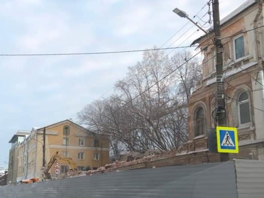 Исторический дом на Черниговской в Нижнем Новгороде полностью снесен