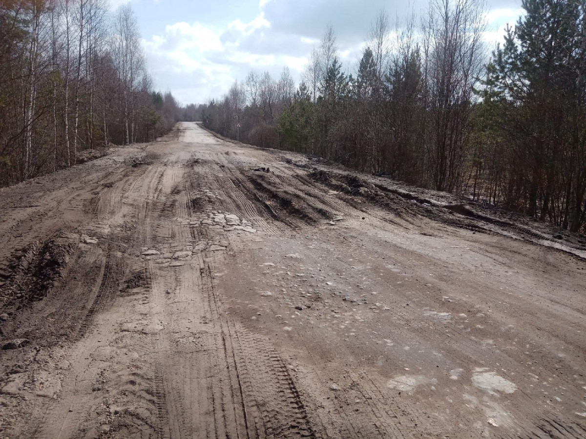 Нижегородцы пожаловались на состояние дороги Сосновское-Мухтолово
