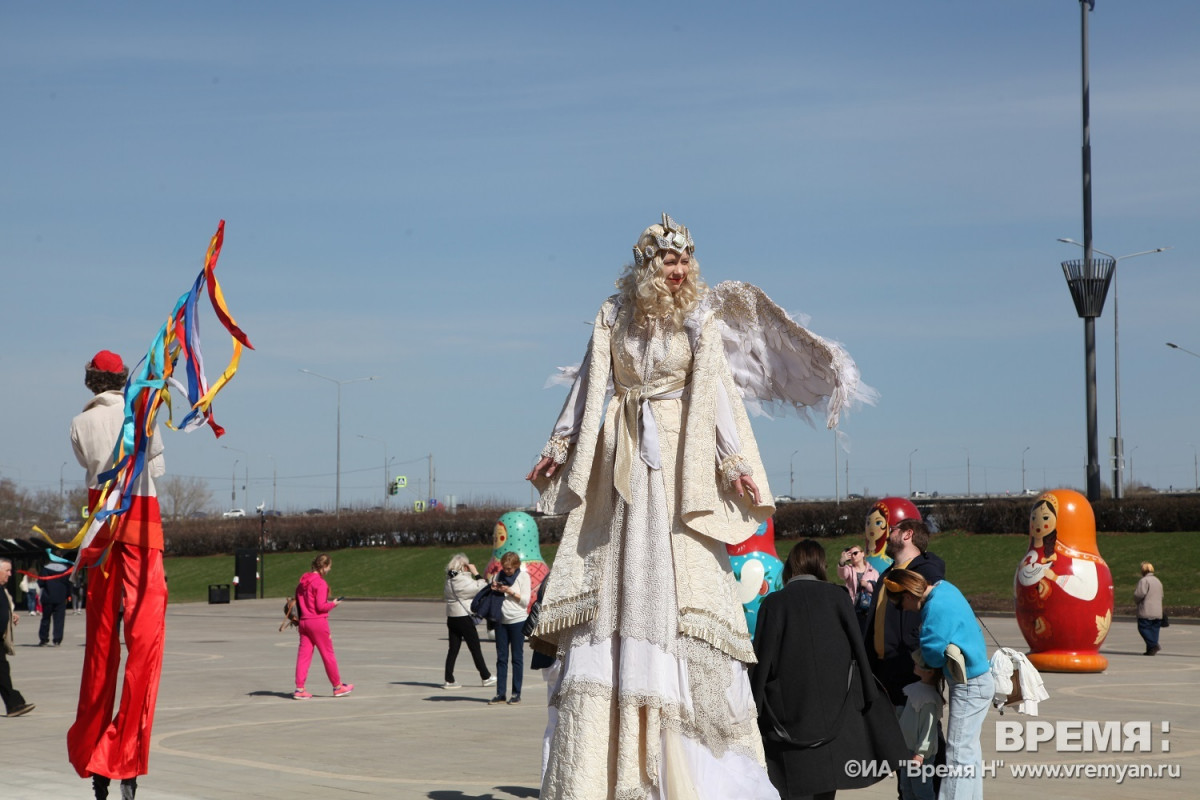 Опубликован фоторепортаж с празднования Пасхи на Нижегородской ярмарке