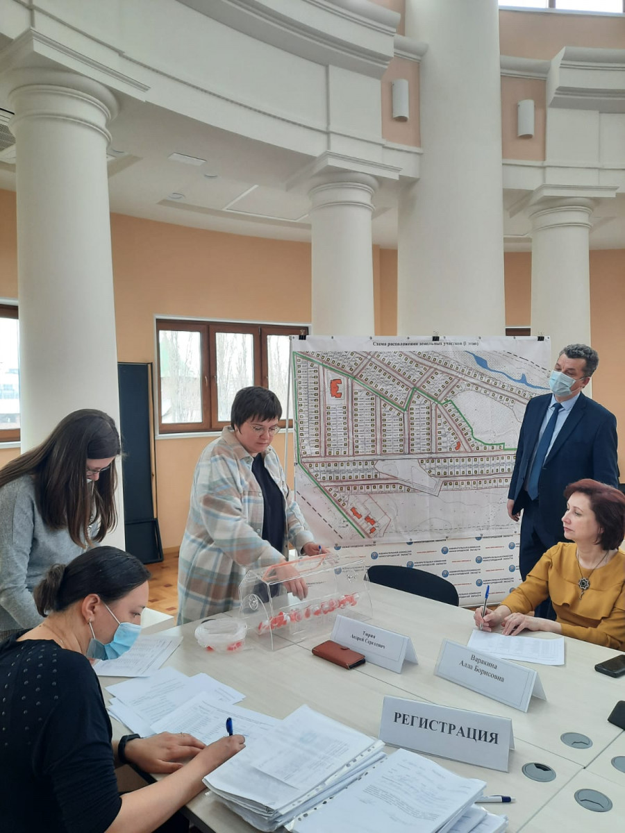 Нижегородское Минимущества провело первую в этом году жеребьевку участков для ИЖС